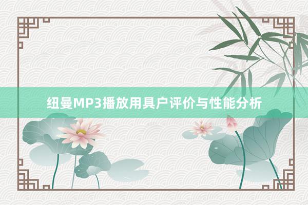 纽曼MP3播放用具户评价与性能分析